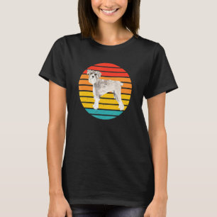 Camiseta Schnauzer Dog Mama Schnauzer Dog Mom Dad Tee Pres