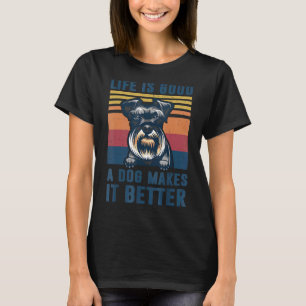 Camiseta Schnauzer Dog Schnauzer Dog Dad Mom Men Women