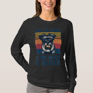 Camiseta Schnauzer Dog Schnauzer Dog Dad Mom Men Women