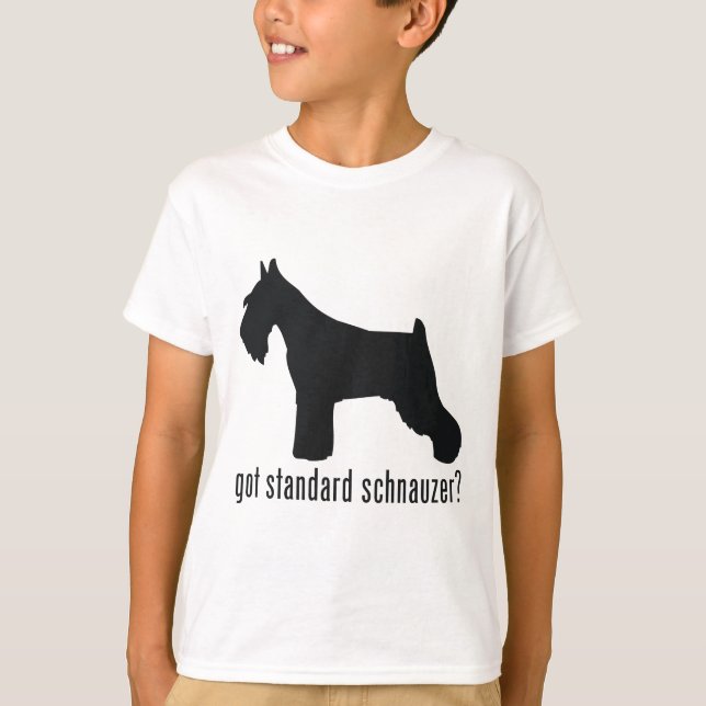Camiseta Schnauzer estándar (Anverso)