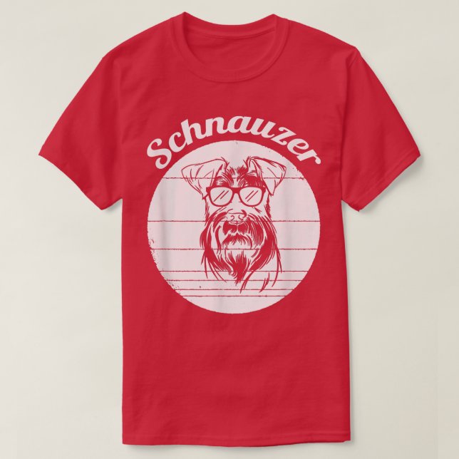 Camiseta Schnauzer Giant Schnauzer en miniatura de Schnauze (Diseño del anverso)