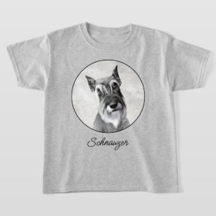 Camiseta Schnauzer (gigante) - Arte de perros original muy 