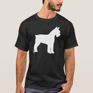 Camiseta Schnauzer gigante (blanco)