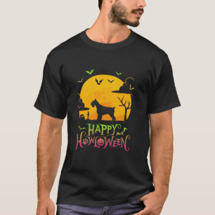 Camiseta Schnauzer Happy Halloween Costume Dog Bo