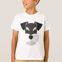 ¡Schnauzer lindo del dibujo animado!