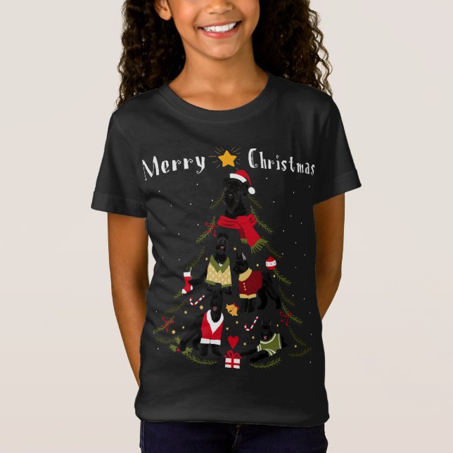Camiseta Schnauzer Lover Xmas Dog Owne (Anverso)
