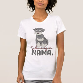 Camiseta Schnauzer Mama