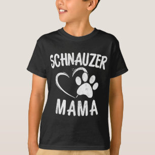 Camiseta Schnauzer Mama Gift Dog Lover Apparel Schnauzers M