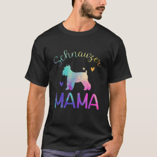 Camiseta Schnauzer Mama Schnauzer Lover Perro Mom