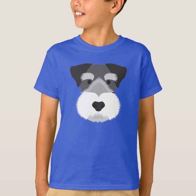 Camiseta Schnauzer miniatura (Anverso)