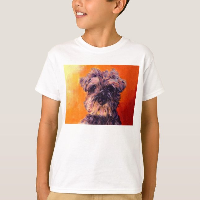 Camiseta Schnauzer miniatura (Anverso)