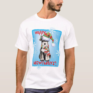 Camiseta Schnauzer miniatura feliz de Howlidays
