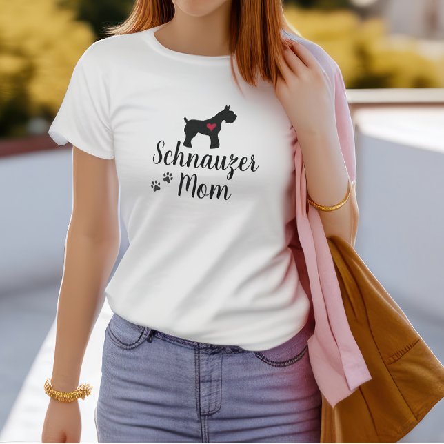 Camiseta Schnauzer Mom (Subido por el creador)