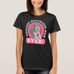 Camiseta Schnauzer Mom Dog Owner Schnauzer