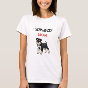 Camiseta Schnauzer Mom T-Shirt