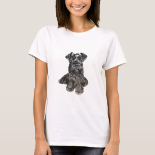 Camiseta Schnauzer (negro)