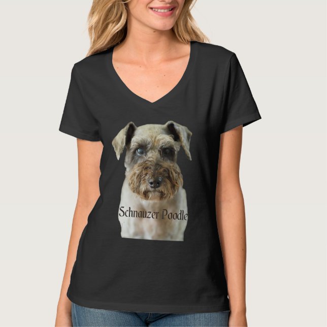 Camiseta Schnauzer Poodle Dog Shirt Schnauzer Poodle (Anverso)