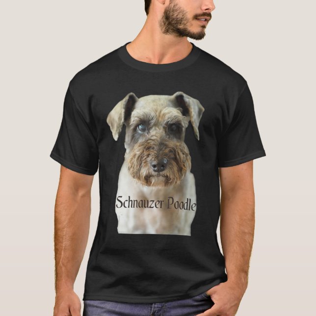 Camiseta Schnauzer Poodle Dog Shirt Schnauzer Poodle (Anverso)