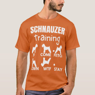 Camiseta Schnauzer Training Schnauzer Dog Tricks