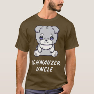 Camiseta Schnauzer Uncle Kawaii Anime Perro Lover Familiare