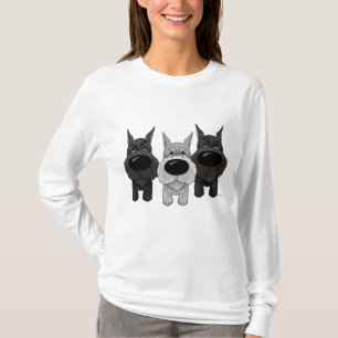 Camiseta Schnauzers - nariz y opinión del extremo