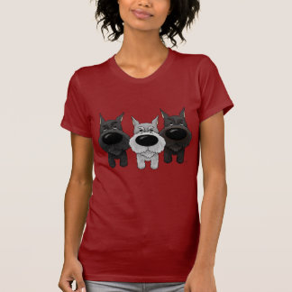 Camiseta Schnauzers - nariz y opinión del extremo