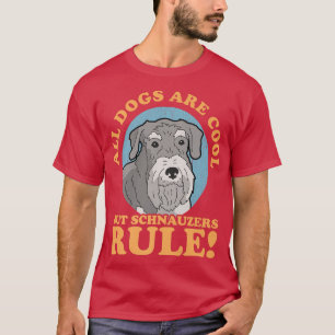 Camiseta Schnauzers Perro Dueño de Schnauzer