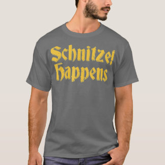Camiseta Schnitzel Happens Funny Vintage Oktoberfest Germa