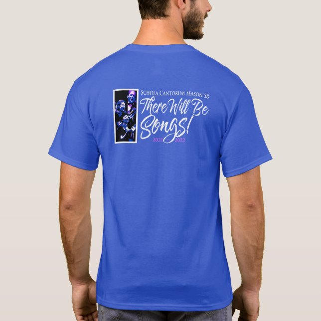 Camiseta Schola Blue schola cantorum season 58 tee (Reverso)