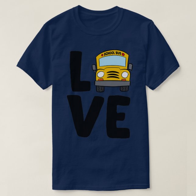 Camiseta School Bus Driver Schoolbus Kids Gift For Busdrive (Diseño del anverso)