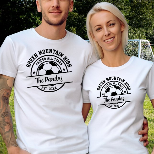 Camiseta School Club Team Name Number Soccer (Subido por el creador)