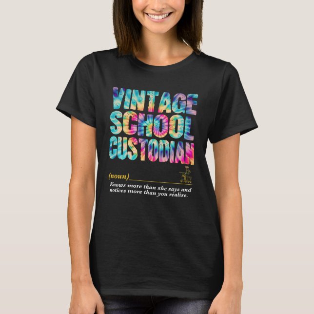 Camiseta School Custodian Appreciation Week Back to School (Anverso)