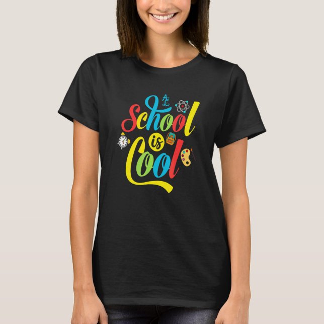 Camiseta School Is Cool (Anverso)