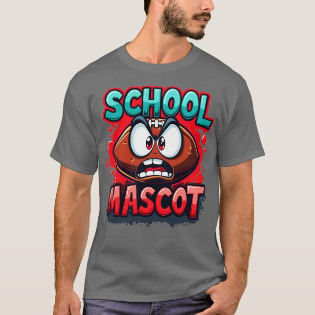 Camiseta School Mascot Americain (Anverso)