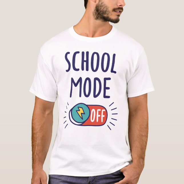 Camiseta School Mode Off (Anverso)