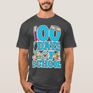 Camiseta School Nurse 100 Days of School