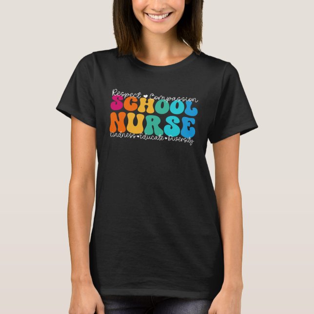 Camiseta School Nurse Appreciation Week Back to School (Anverso)