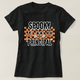 Camiseta School Principal Halloween Spooky Principal Custom