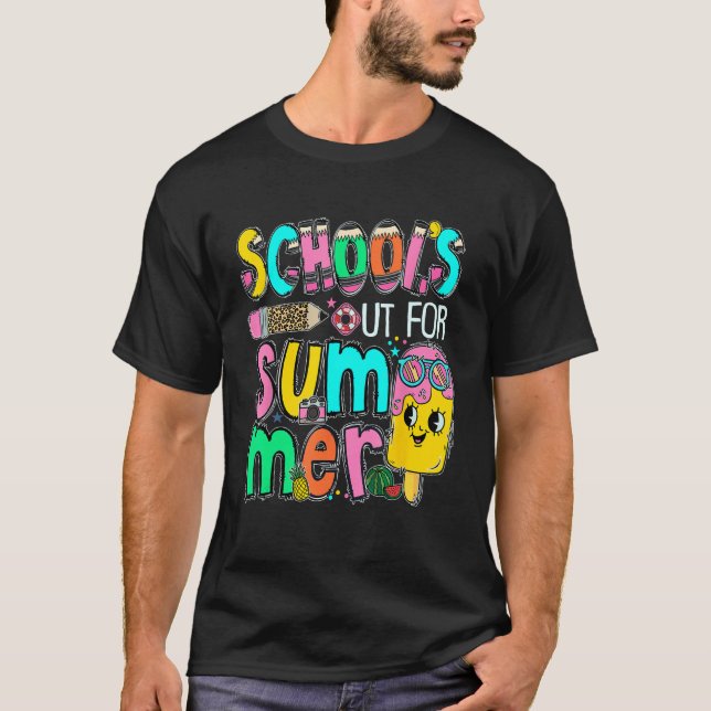 Camiseta School s Out For Summer Last Day Of School Teacher (Anverso)