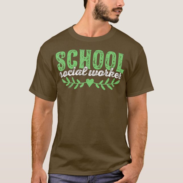 Camiseta School Social Worker Social Work Gift (Anverso)