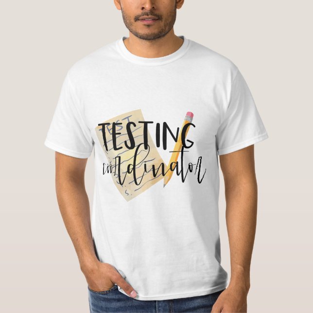 Camiseta School Testing Coordinator Teacher Tee  (Anverso)