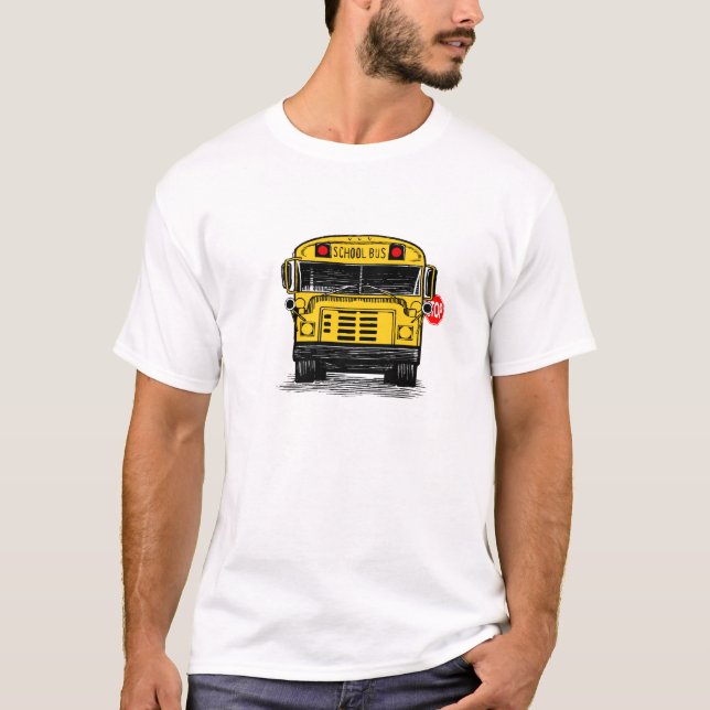 Camiseta schoolbuswithstopsignteeshirt (Anverso)