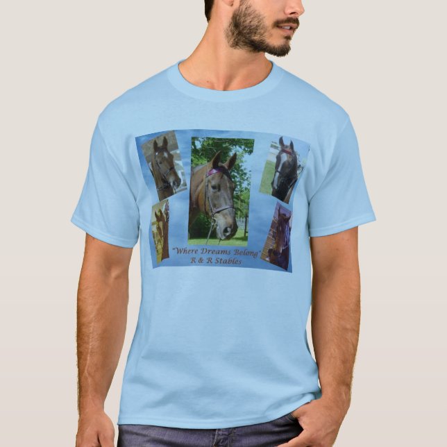 Camiseta Schoolhorses de los establos de R&R (Anverso)