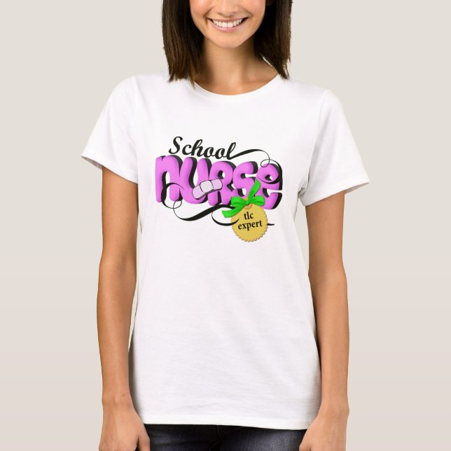 Camiseta SchoolNurse TlcCreations (Anverso)