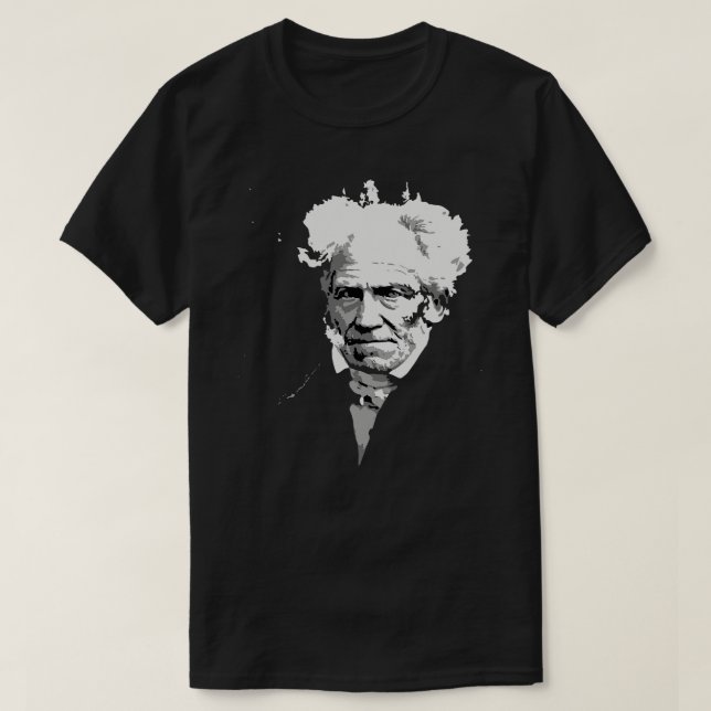 Camiseta Schopenhauer (Diseño del anverso)
