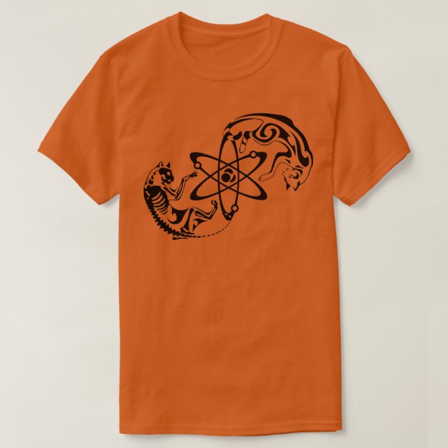 Camiseta Schrodinger cat (Diseño del anverso)