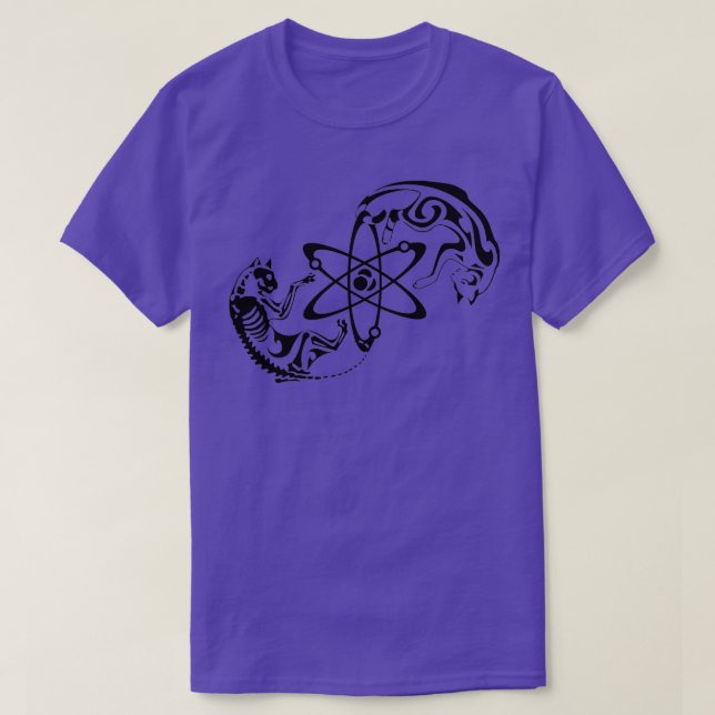 Camiseta Schrodinger cat (Diseño del anverso)
