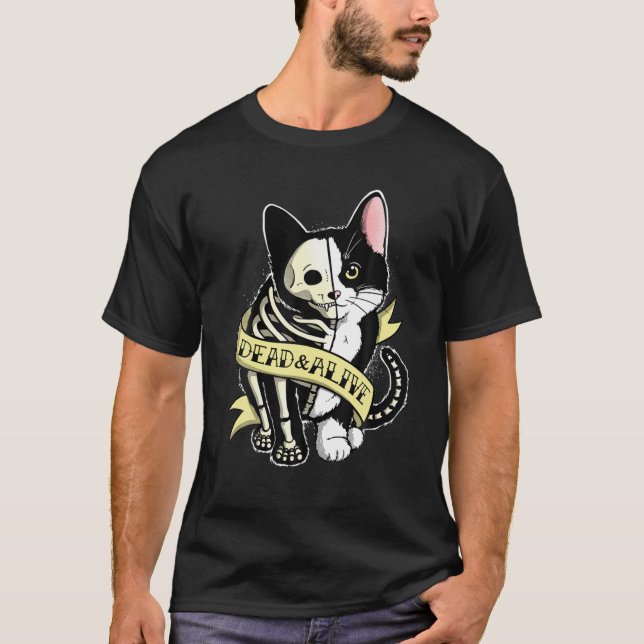 Camiseta Schrodinger Cat Tattoo (Anverso)
