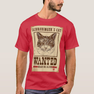 Camiseta Schrodinger Gato deseaba física cuántica viva o mu