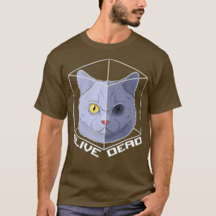 Camiseta Schrodingers Gato Paradoja Mecánica cuántica
